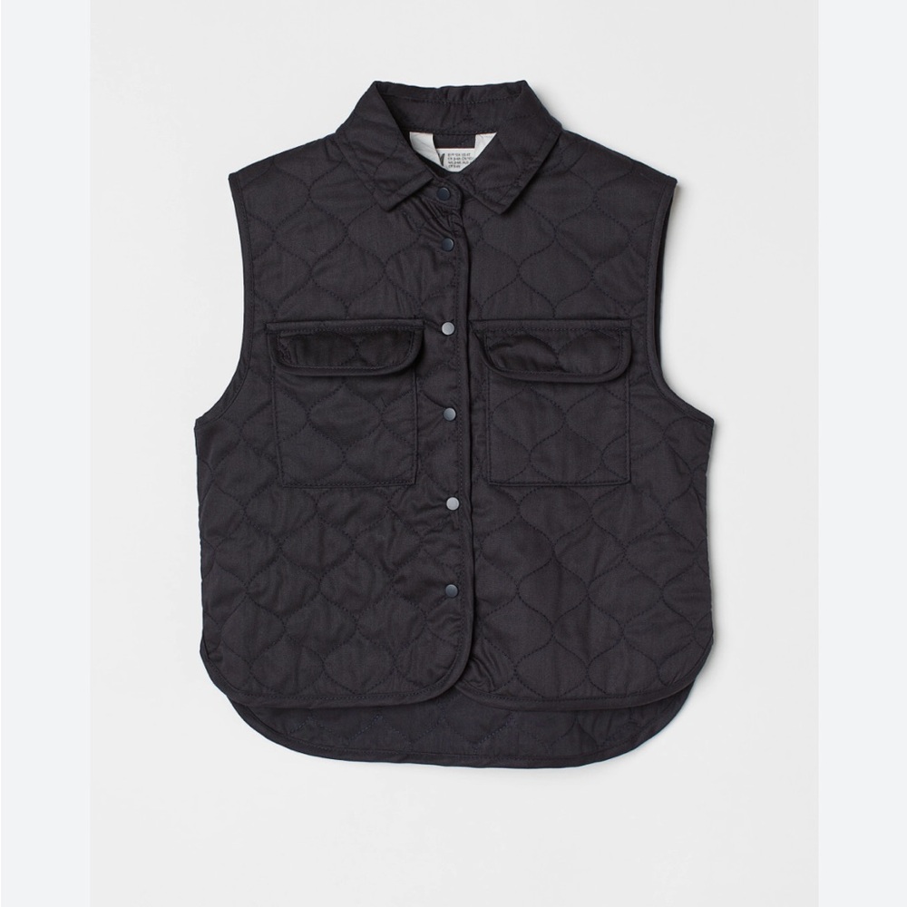 Quilted Vest Navy